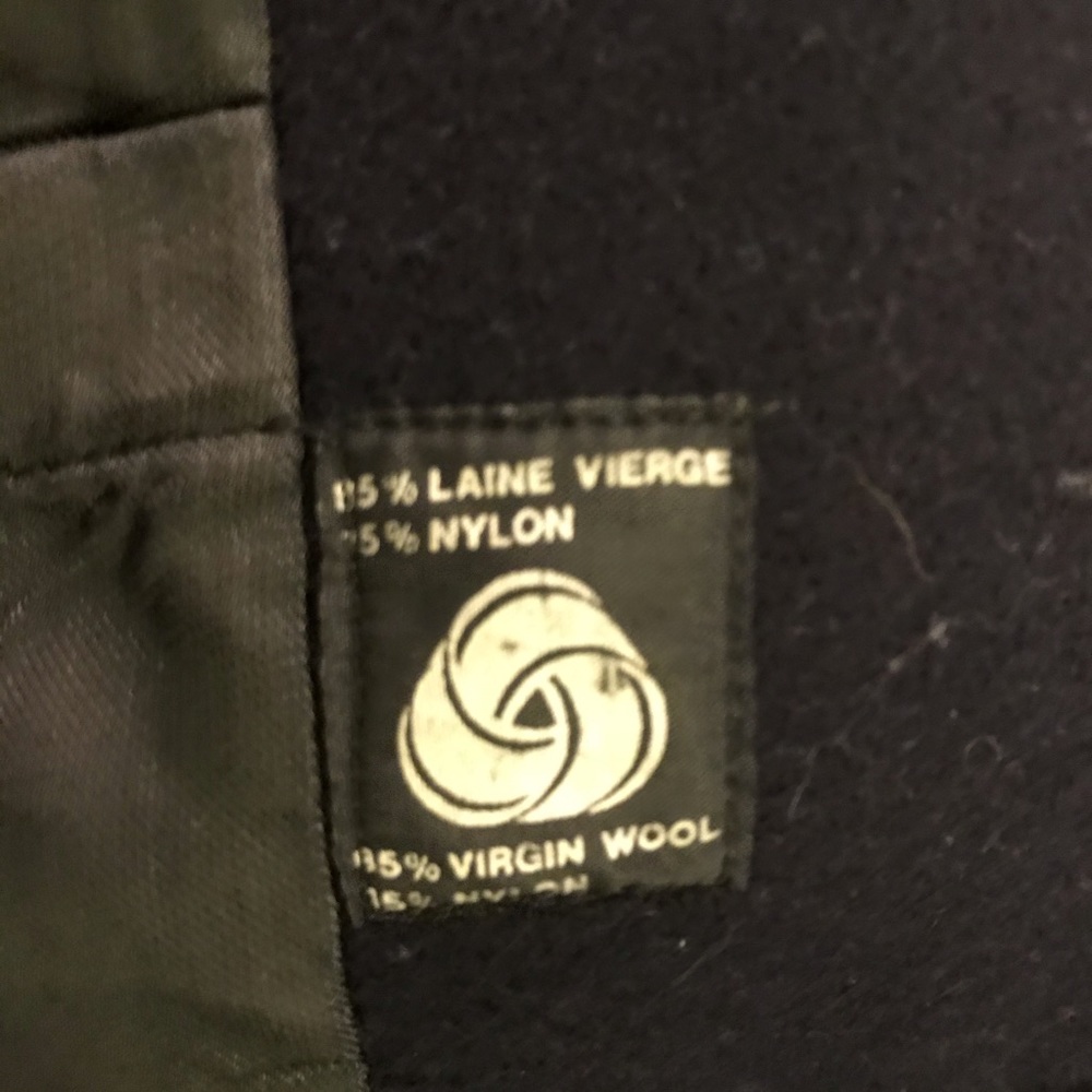 Navy Wool Coat - Picture 8 of 8